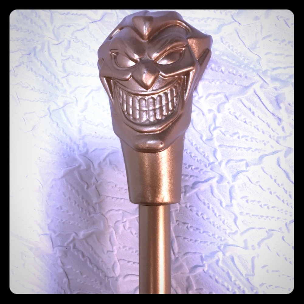 Gold Joker Cane - Plastic Costume prop